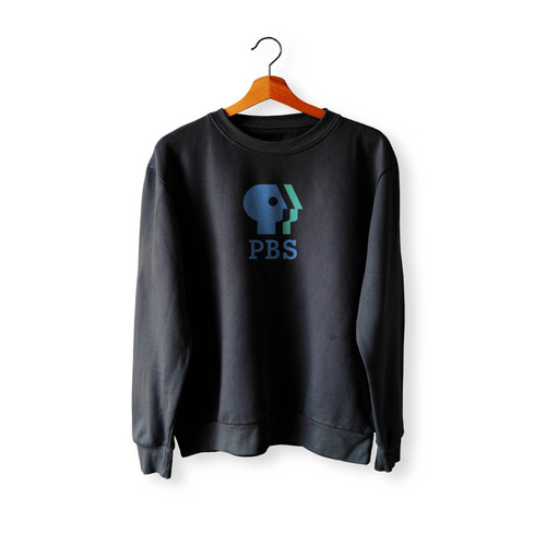 Pbs Old Logo Public Broadcasting Service Sesame Street Doctor Who Antiques Roadshow Crewneck Sweatshirt Sweater