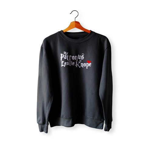 Parks And Recreation Leslie Knope And Harry Potter Patronus Crewneck Sweatshirt Sweater