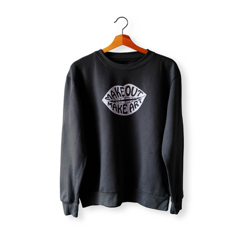 Make Out Make Art Lips Crewneck Sweatshirt Sweater