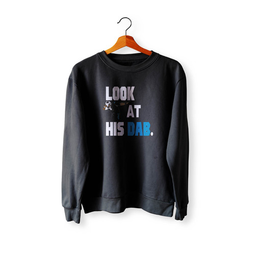 Look At His Dab Football Crewneck Sweatshirt Sweater