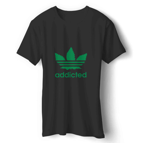 addicted marijuana logo Man's T-Shirt