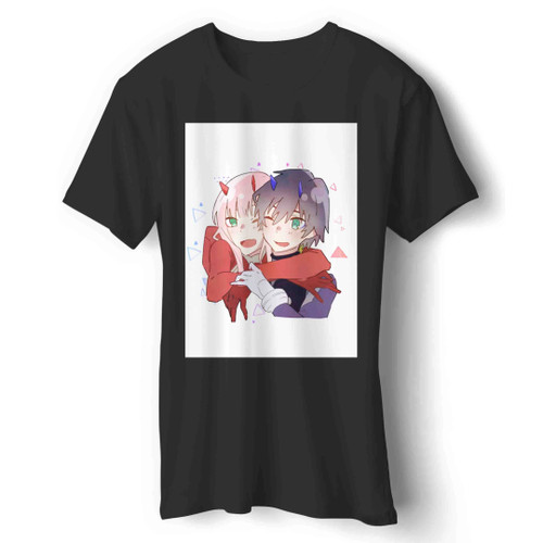 Zero Two Hugs Darling In The Franxx Cutelittlefangs Man's T-Shirt