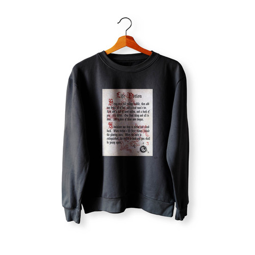 Grimoire Spell Herbs Magic Witch And Book Of Shadows Hocus Pocus Sanderson Crewneck Sweatshirt Sweater