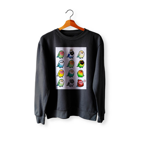 Chubby Lovebirds Crewneck Sweatshirt Sweater