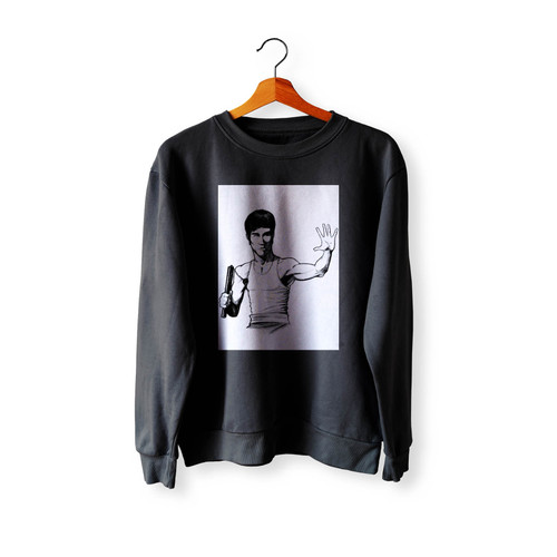 Bruce Lee Sketch 2 Crewneck Sweatshirt Sweater