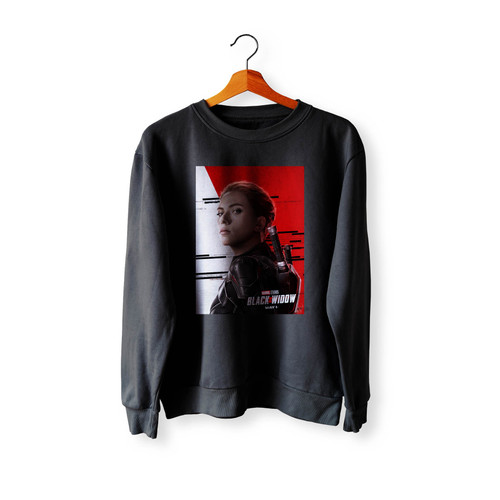 Black Widow Natasha Romanoff Character Poster 2020 Scarlett Johansson Marvel Comic Movie Crewneck Sweatshirt Sweater