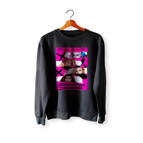 Birds Of Prey Characters Crewneck Sweatshirt Sweater