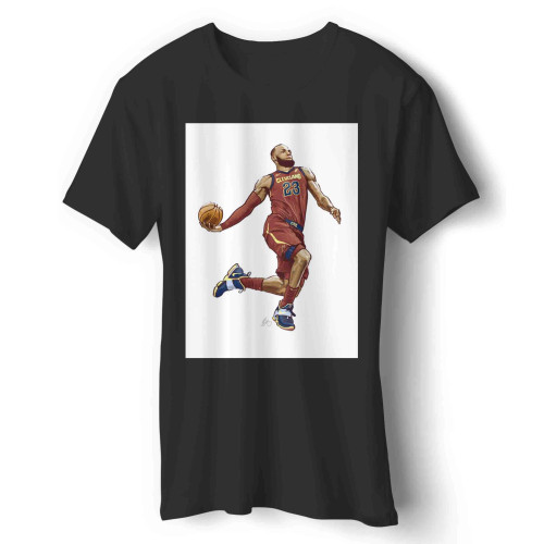 Vintage Lebron James Man's T-Shirt