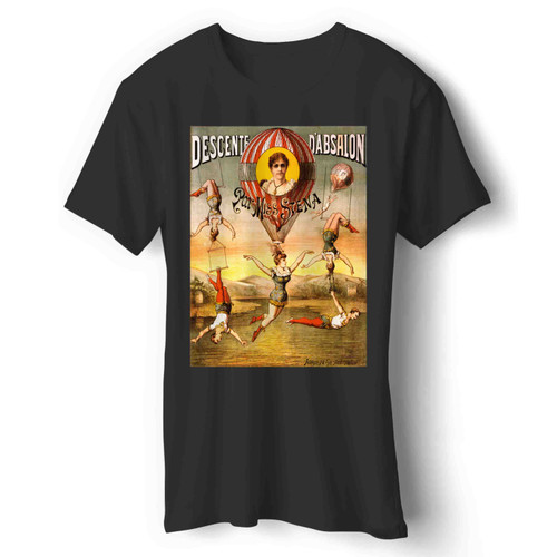 Vintage Descente D Absalon Acrobats Circus Carnival Man's T-Shirt Vintage Descente D Absalon Acrobats Circus Carnival Man's T-Shirt