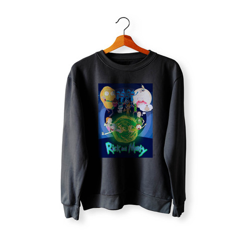 Awesome Rick And Morty Crewneck Sweatshirt Sweater