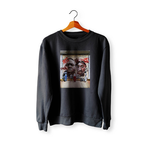 Nocturnal Abstract Big And Tupac Crewneck Sweatshirt Sweater