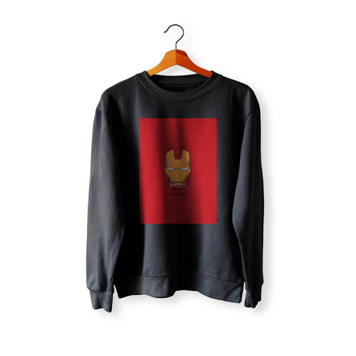 Iron Man Face Armour Crewneck Sweatshirt Sweater