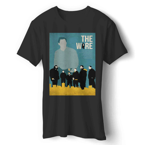 The Wire Poster Alternative Movie Poster TV Show Man's T-Shirt