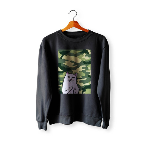 Rip N Dip Tie Dye #Ripndip #Middle #Finger #Cat Crewneck Sweatshirt Sweater