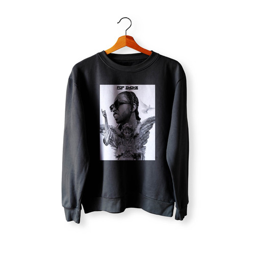 Pop Smoke And Angel Statue Crewneck Sweatshirt Sweater