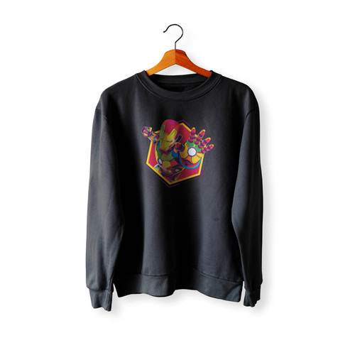 Iron Man Colorful Art Crewneck Sweatshirt Sweater