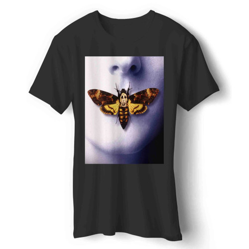 The Silence Of The Lambs Butterfly Moth And Skull Man's T-Shirt