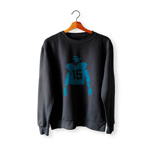 Gardner Minshew Ii Silhouette Jacksonville Football Team Crewneck Sweatshirt Sweater