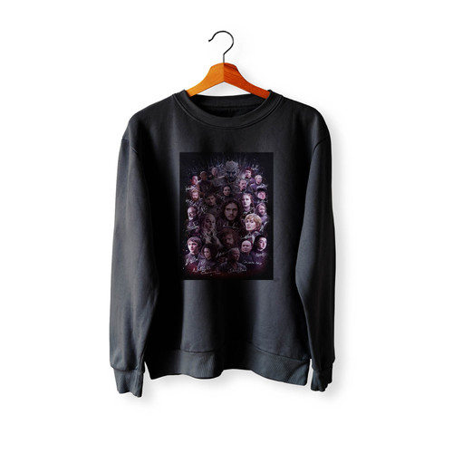 Game Of Thrones Character Signature Crewneck Sweatshirt Sweater