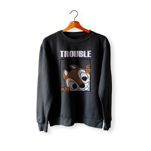 Chip And Dale Disney Couples Double Trouble Crewneck Sweatshirt Sweater