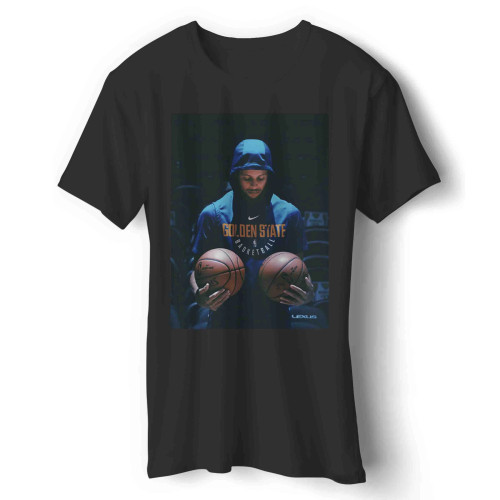 Stephen Curry With Two Balls Man's T-Shirt