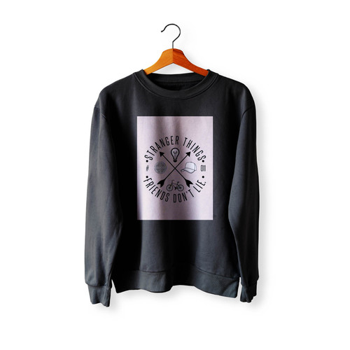 Stranger Things Friends Don'T Lie Crewneck Sweatshirt Sweater