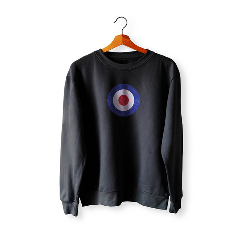 Retro Mod Raf Target Crewneck Sweatshirt Sweater