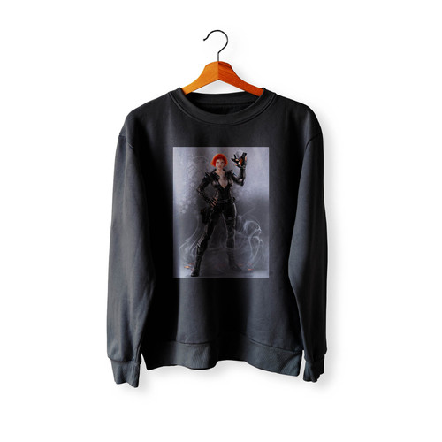Marvel Future Fight Black Widow Crewneck Sweatshirt Sweater