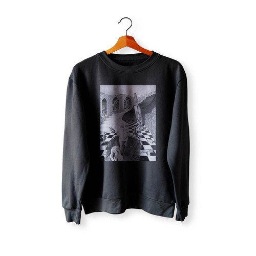 Jorge Luis Borges Illustration Crewneck Sweatshirt Sweater