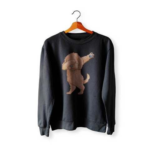 Funny Dabbing Golden Doodle Dob Crewneck Sweatshirt Sweater