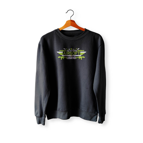 Funny Airsoft Legend Guns & Gear Crewneck Sweatshirt Sweater