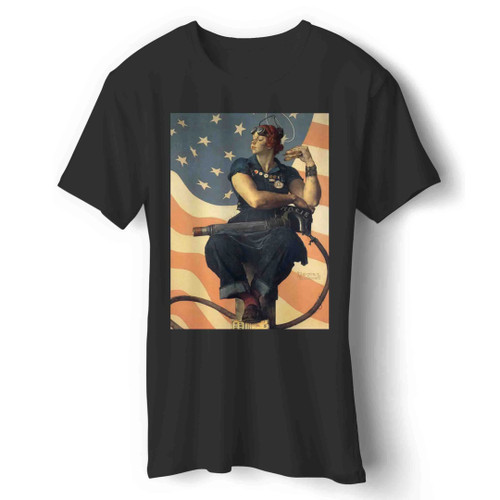 Rosie The Riveter Norman Rockwell Man's T-Shirt