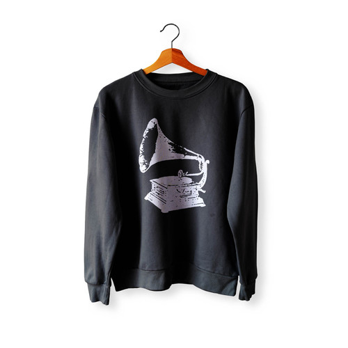 Antique Phonograph Crewneck Sweatshirt Sweater