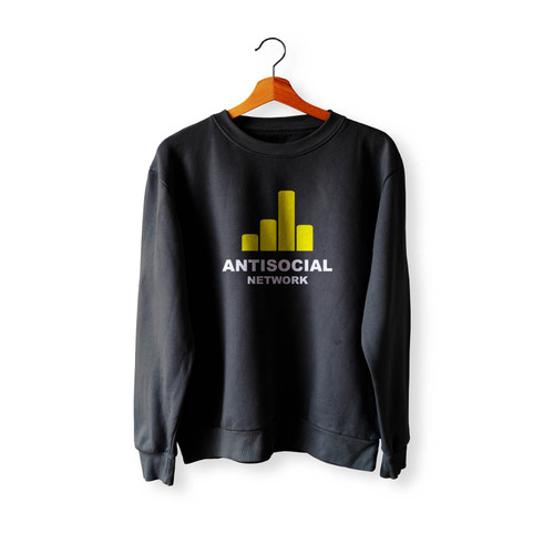 Anti Social Network Funny Crewneck Sweatshirt Sweater