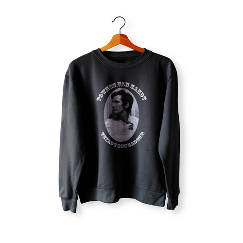 Townes Van Zandt Texas Troubadour Crewneck Sweatshirt Sweater