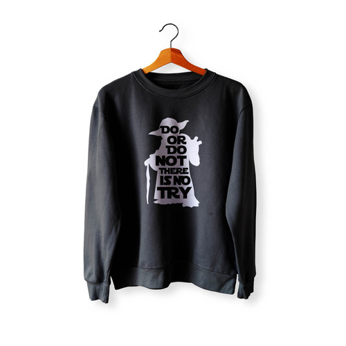 Star Wars Yoda Quote Crewneck Sweatshirt Sweater