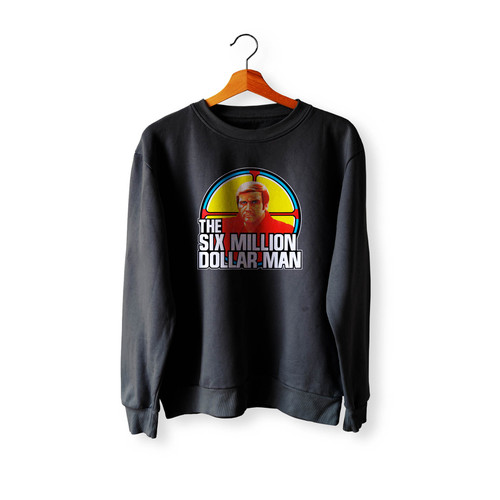 Six Million Dollar Man Colonel Steve Austin Lee Majors Crewneck Sweatshirt Sweater