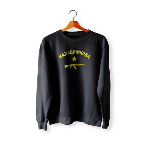 Russian Rifle Kalashnikov Ak47 Crewneck Sweatshirt Sweater
