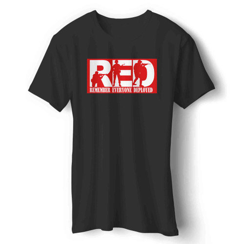 Remember Everyone Deployed R E D Army Man's T-Shirt
