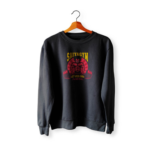 Dragon Ball Z Saiyan Gym Body Building Spoof Crewneck Sweatshirt Sweater
