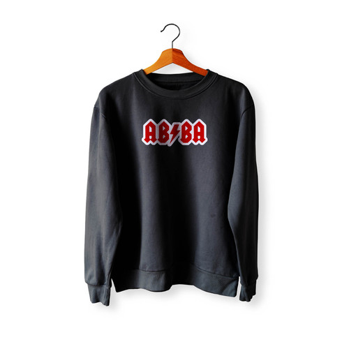 Abba Acdc Themed Rock Band Crewneck Sweatshirt Sweater