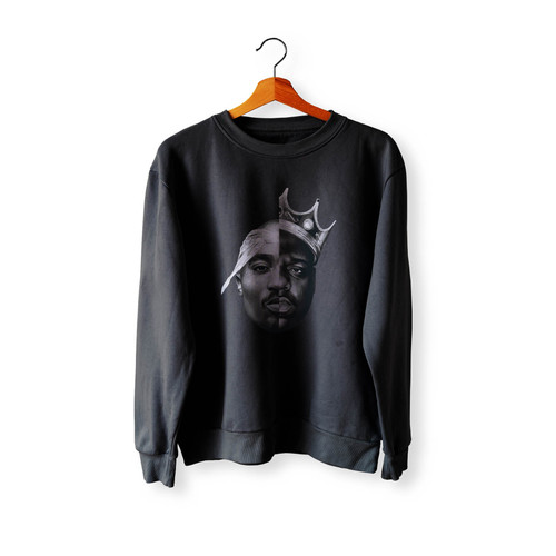 2 Pac And The Notorious B.I.G Biggie Smalls Hip Hop Legends Crewneck Sweatshirt Sweater
