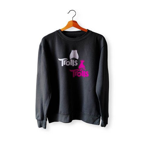 Poppy And The Mane Mania Dream Works Trolls Chapter Book Crewneck Sweatshirt Sweater