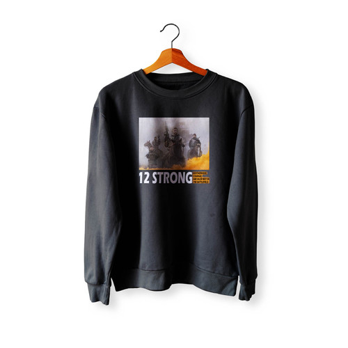 12 Strong Movie 2018 Wallpaper Crewneck Sweatshirt Sweater