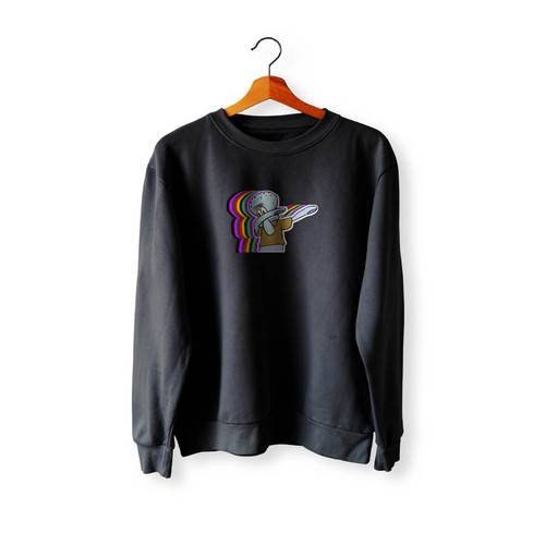 Squidward Dab Dank Meme Crewneck Sweatshirt Sweater