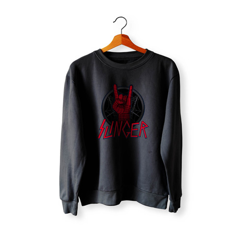 Web Slinger Wallpaper Crewneck Sweatshirt Sweater