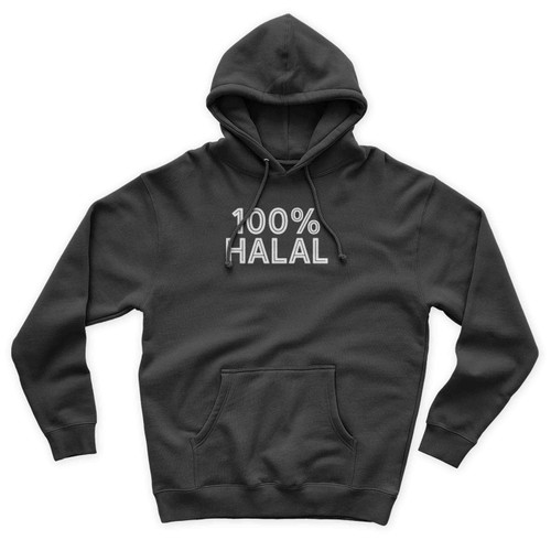 100% Halal Unisex Hoodie