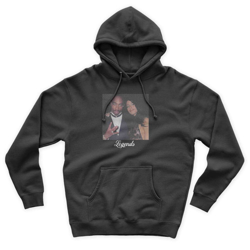 2pac And Aaliyah Legends Unisex Hoodie