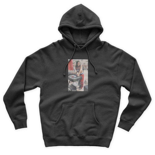 Aaliyah Dj Tommy Hilfiger Rock The Boat 1998 Unisex Hoodie