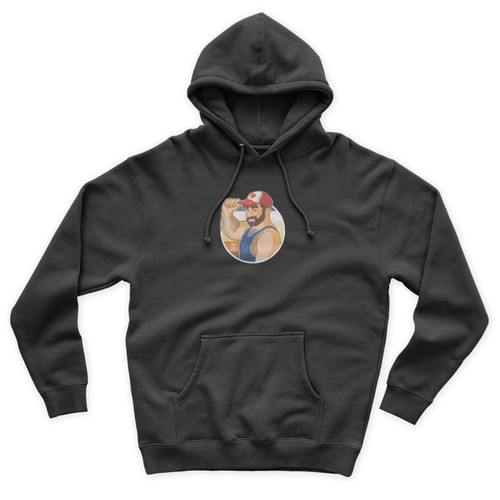 Adam Likes Baseball Caps Bear Pride Unisex Hoodie